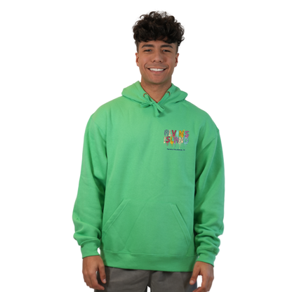 Panama City Florida Pullover Hoodie Men with Alvin's Island Drip Panting front and back Design Style 252