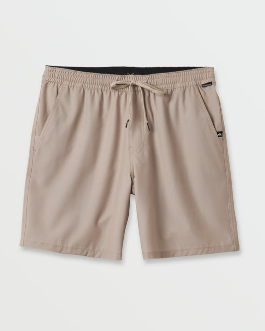 Quiksilver Taxer Amphibian 18" Hybrid Shorts - Taupe Mens Shorts Quiksilver