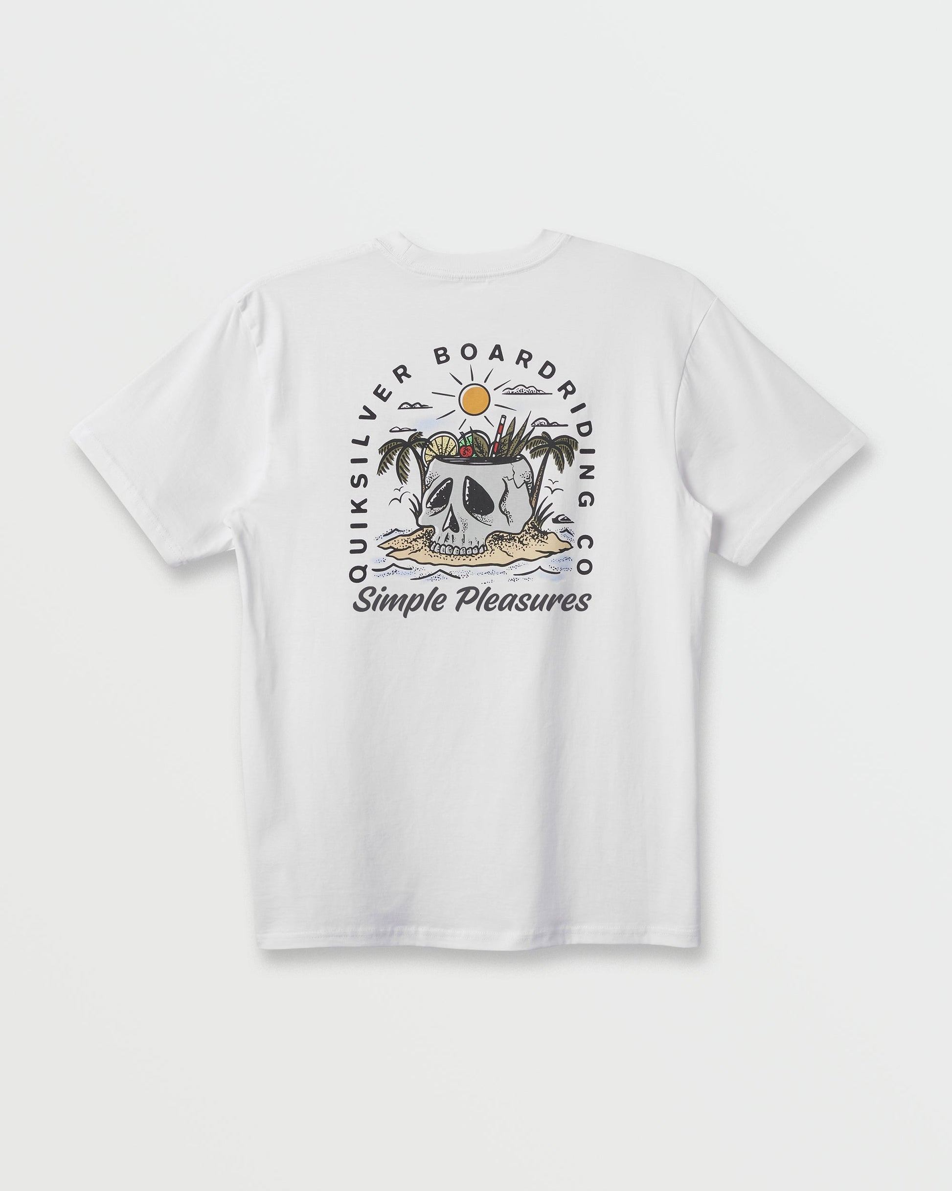 Quiksilver Simple Pleasures T-Shirt - White T-SHIRT Quiksilver