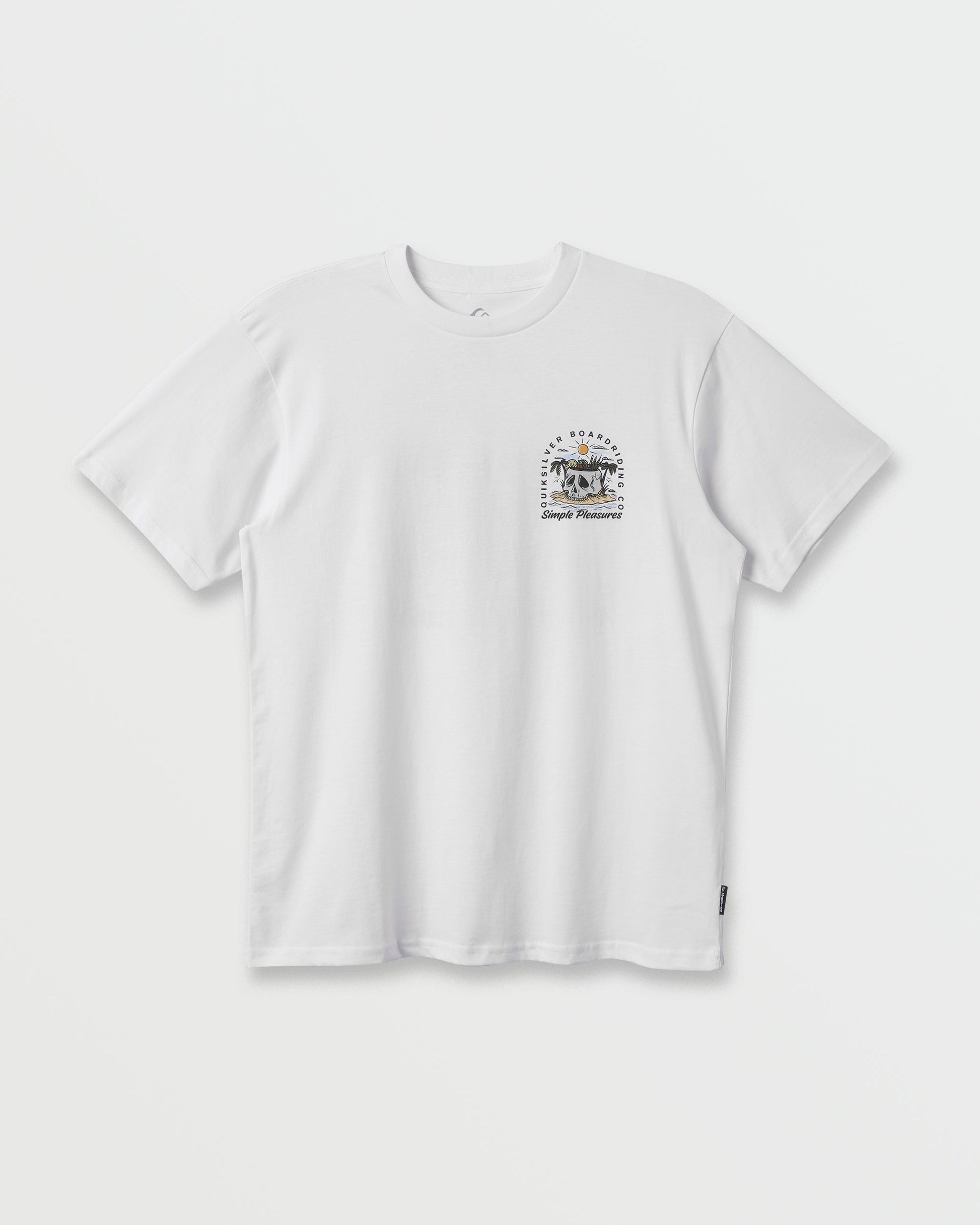 Quiksilver Simple Pleasures T-Shirt - White T-SHIRT Quiksilver