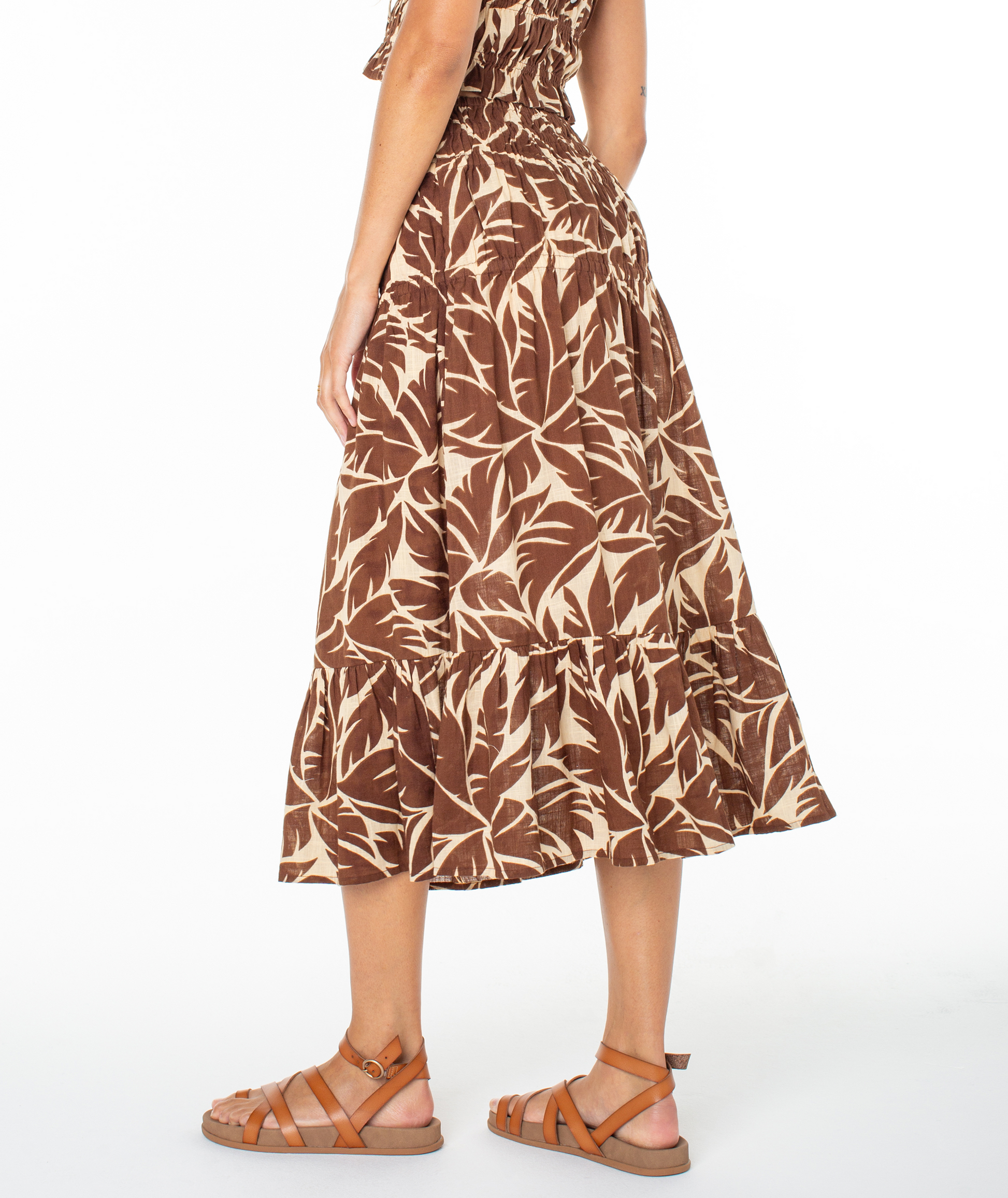 Roxy Malia Midi Skirt Skirts Roxy