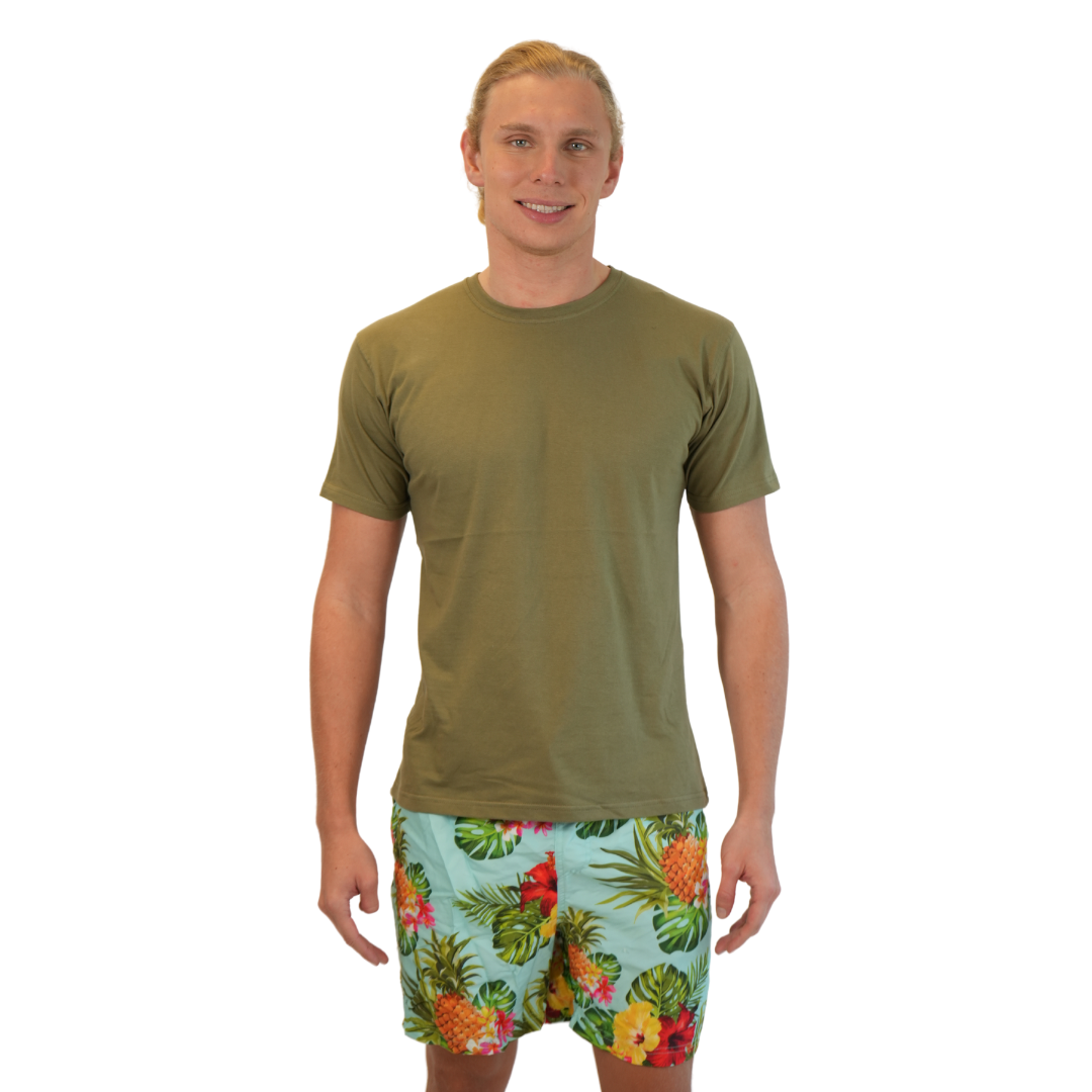 Mens Swim Trunks Style Sm-005turq