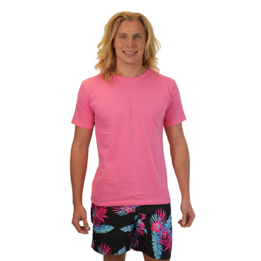 Mens Swim Trunks Hibiscus Black Style Sm-0418 – alvinsisland.com