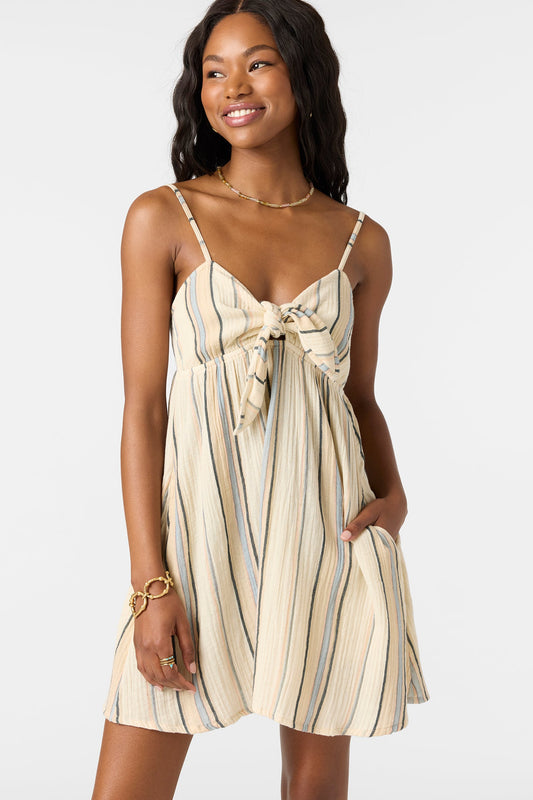 O'Neill NATALYA STRIPE SHORT DRESS WOMENS O'Neill