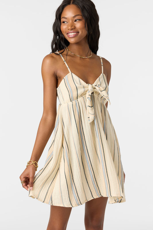 O'Neill NATALYA STRIPE SHORT DRESS WOMENS O'Neill