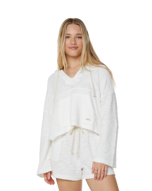Roxy Rich Coast Solid Fleece Hoodie