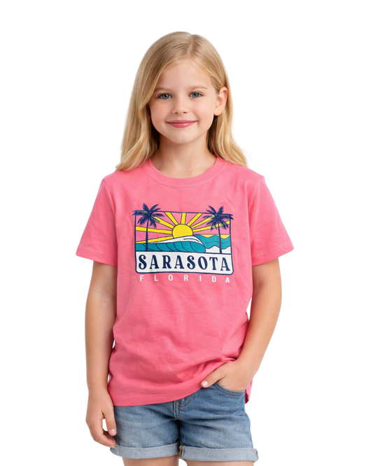 Sarasota, Fl Kids T-shirt T-SHIRT alvinsisland.com Flamingo 12